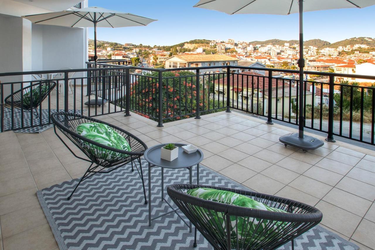 D & E Apartments Skiathos-stad Buitenkant foto